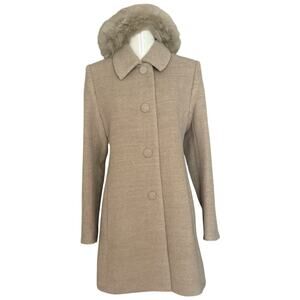 ALL ALPACA Alessia Arena Baby Alpaca And Wool Blend Jacket And Hat Size S